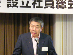 総会　古川会長挨拶