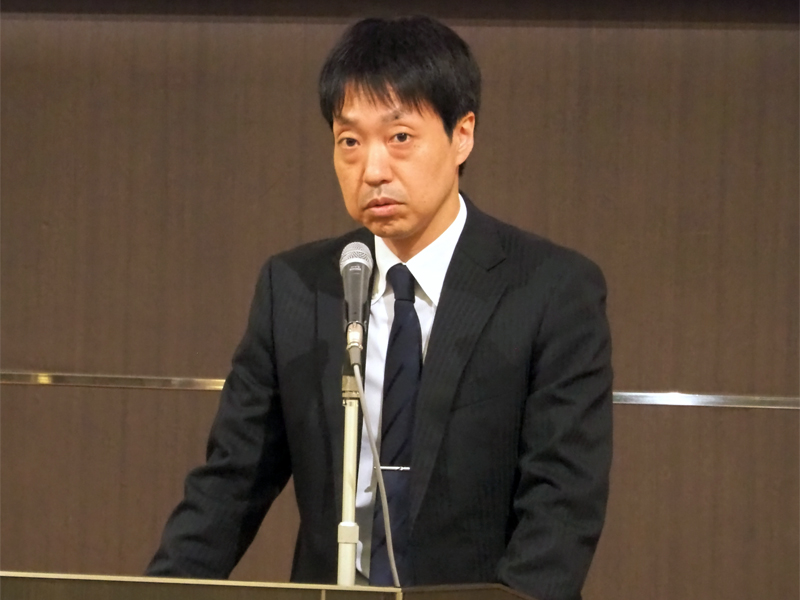 厚生労働省　健康・生活衛生局　食品監視安全課　川越課長補佐　挨拶
