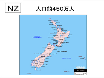 NZの地図