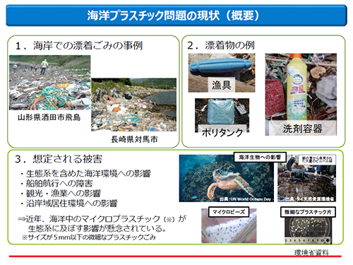 海洋プラスチック問題の現状（概要）