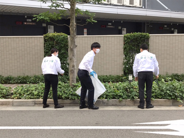 全国一斉清掃活動にチャレンジ! 当日の様子