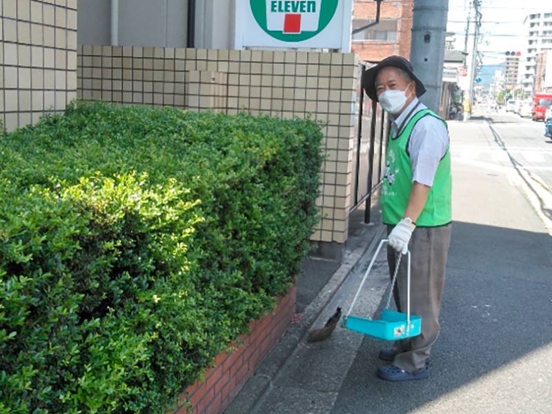 全国一斉清掃活動にチャレンジ! 当日の様子
