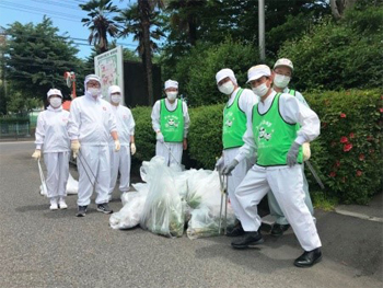 全国一斉清掃活動にチャレンジ! 当日の様子