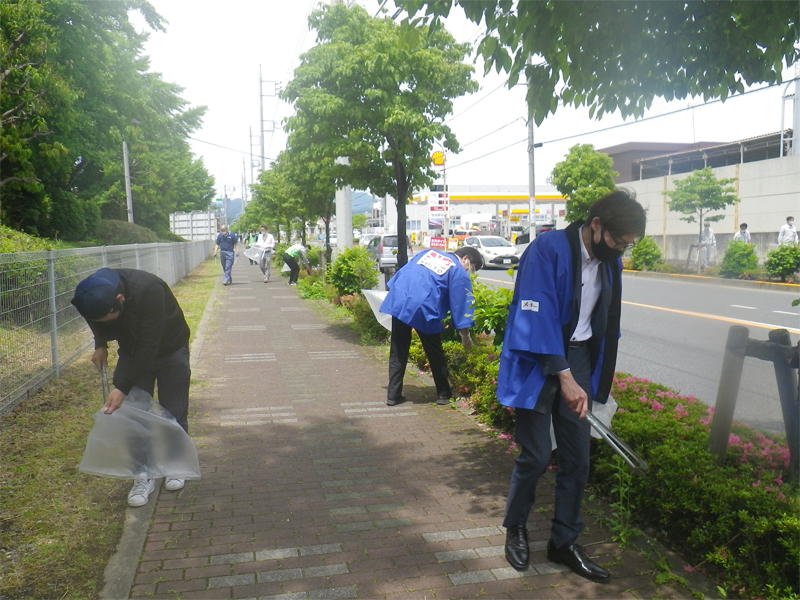全国一斉清掃活動にチャレンジ! 当日の様子