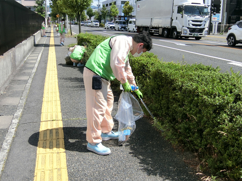 全国一斉清掃活動にチャレンジ！ 当日の様子