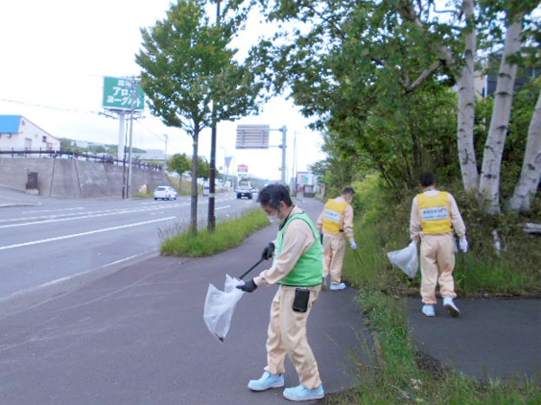 全国一斉清掃活動にチャレンジ！ 当日の様子