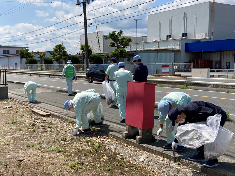 全国一斉清掃活動にチャレンジ！ 当日の様子