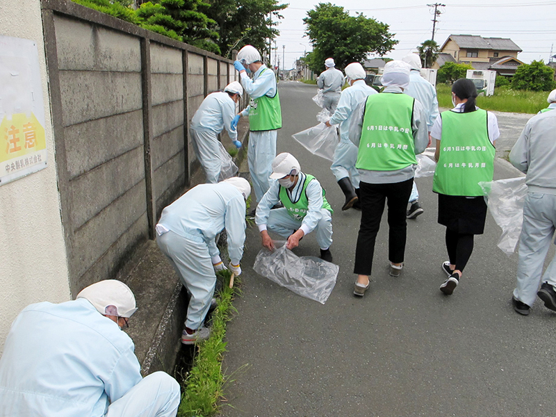 全国一斉清掃活動にチャレンジ！ 当日の様子