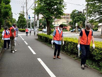 全国一斉清掃活動にチャレンジ！ 当日の様子