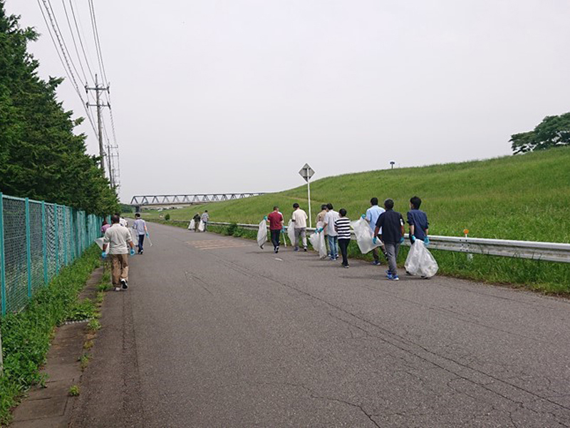 全国一斉清掃活動にチャレンジ！ 当日の様子