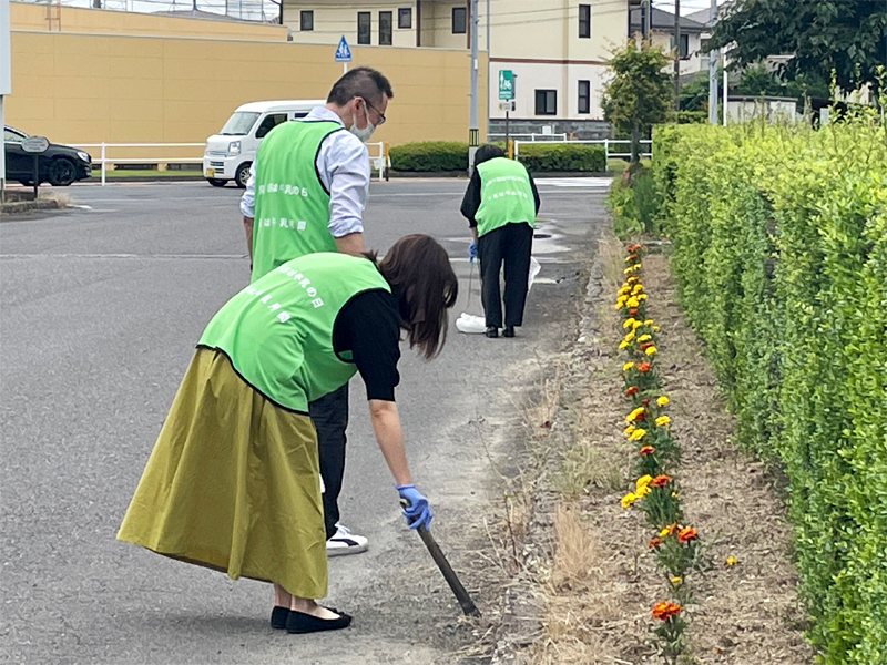 全国一斉清掃活動にチャレンジ！ 当日の様子