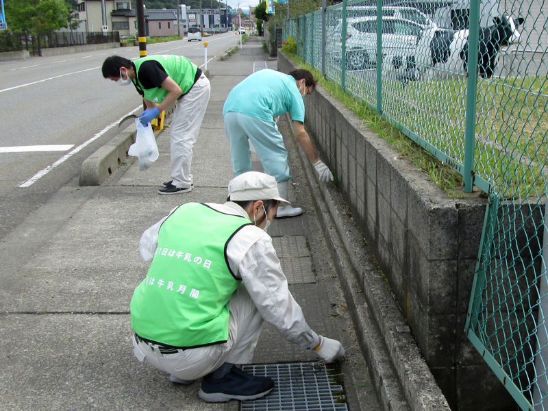 全国一斉清掃活動にチャレンジ！ 当日の様子