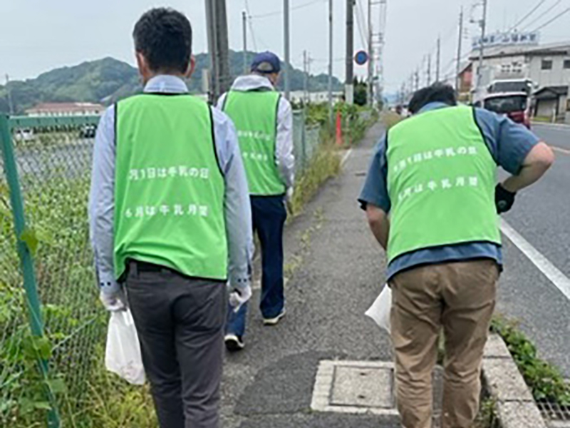 全国一斉清掃活動にチャレンジ! 当日の様子