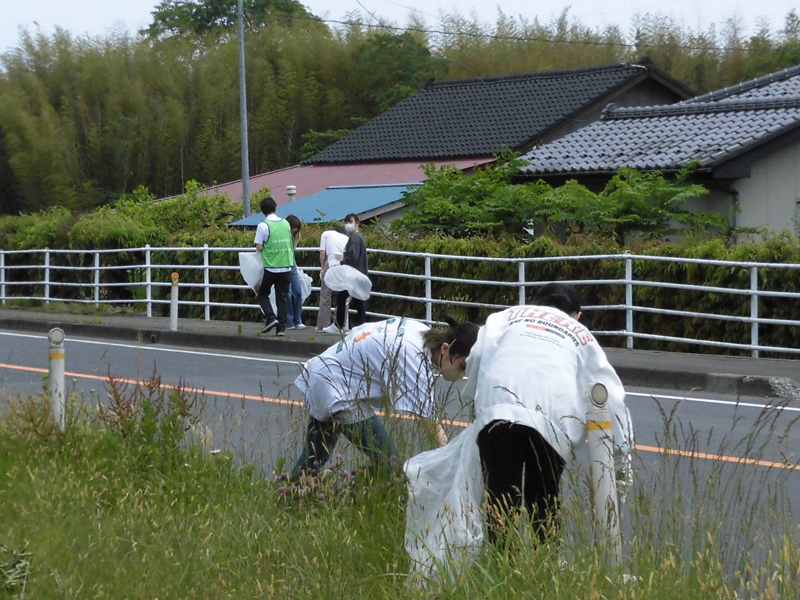 全国一斉清掃活動にチャレンジ！ 当日の様子