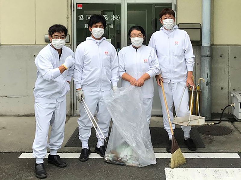 全国一斉清掃活動にチャレンジ! 当日の様子