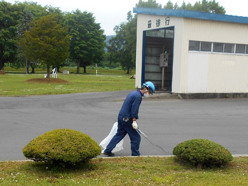 全国一斉清掃活動にチャレンジ！ 当日の様子