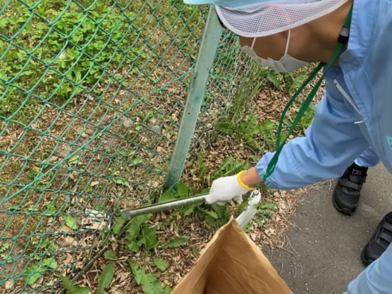 全国一斉清掃活動にチャレンジ! 当日の様子