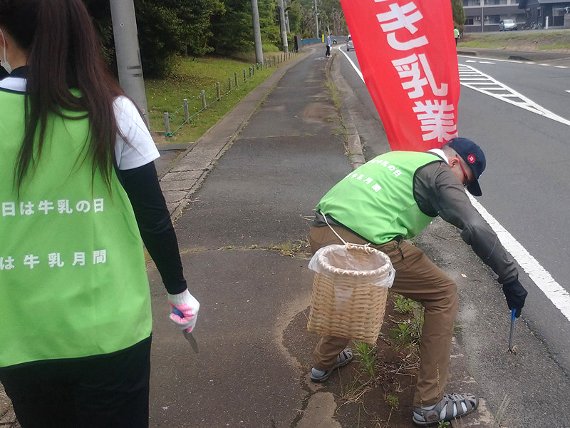 全国一斉清掃活動にチャレンジ！ 当日の様子