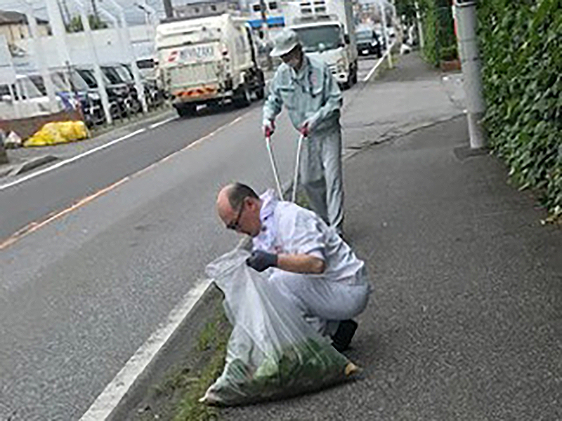 全国一斉清掃活動にチャレンジ！ 当日の様子