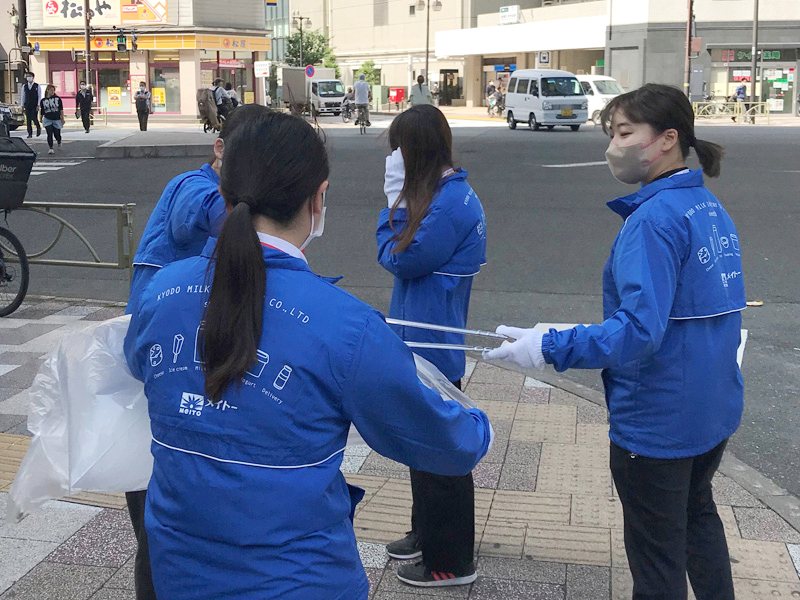 全国一斉清掃活動にチャレンジ！ 当日の様子