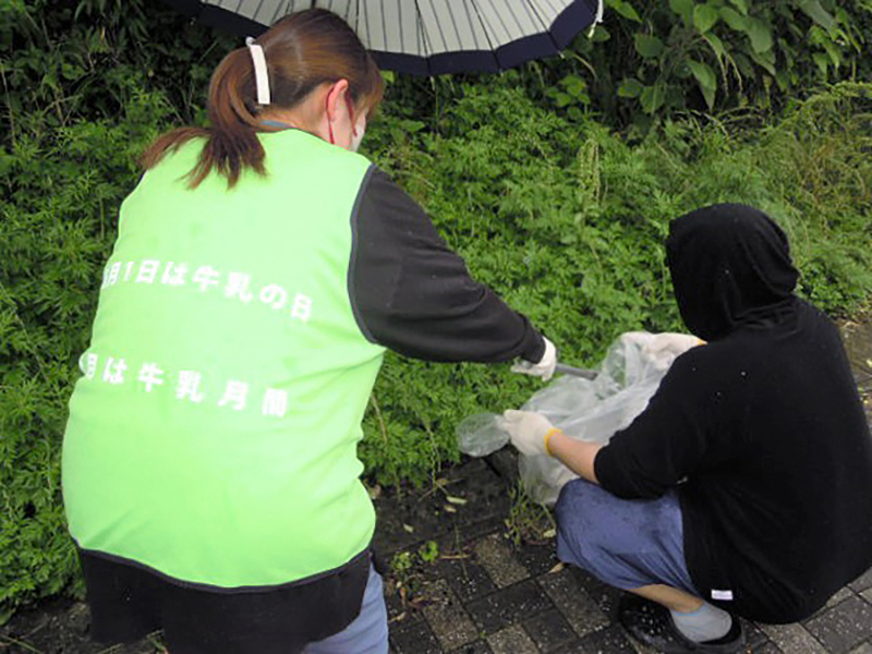 全国一斉清掃活動にチャレンジ！ 当日の様子