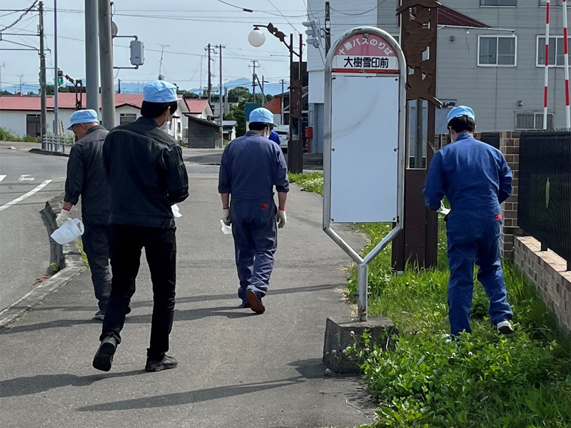 全国一斉清掃活動にチャレンジ！ 当日の様子
