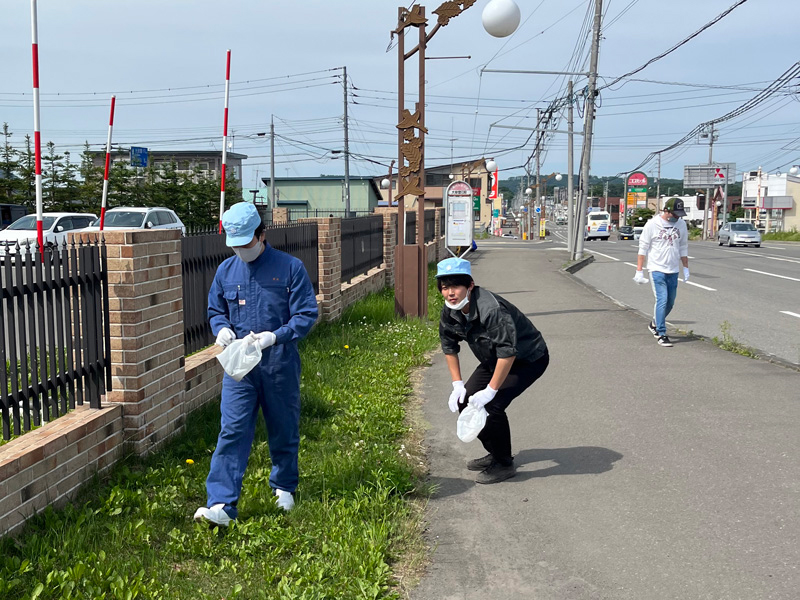 全国一斉清掃活動にチャレンジ！ 当日の様子