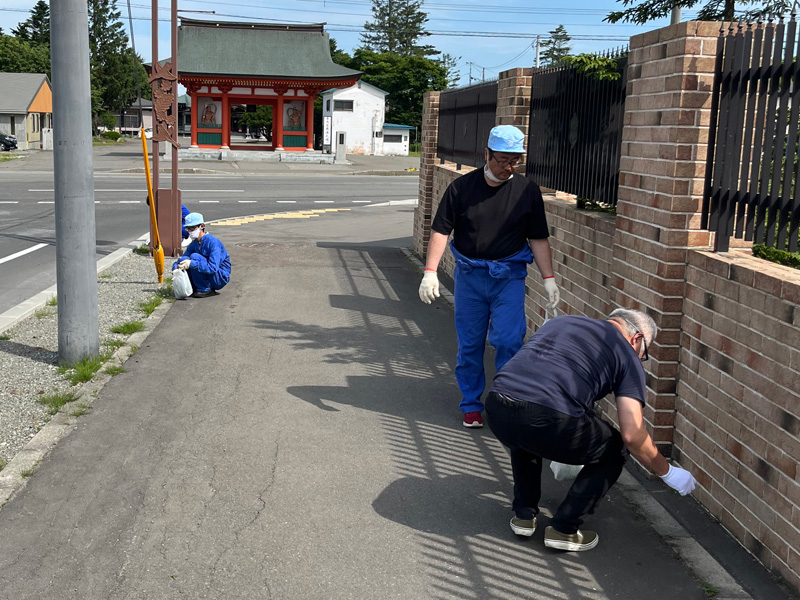 全国一斉清掃活動にチャレンジ！ 当日の様子