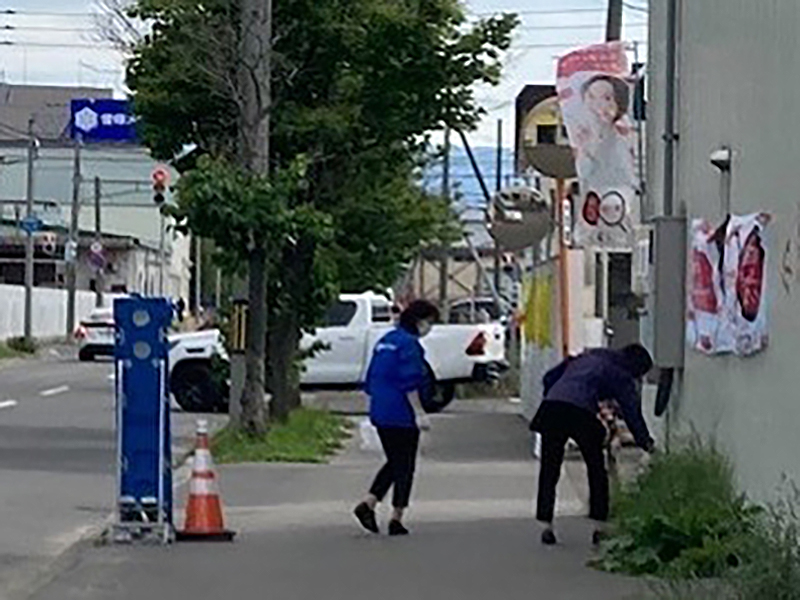 全国一斉清掃活動にチャレンジ！ 当日の様子