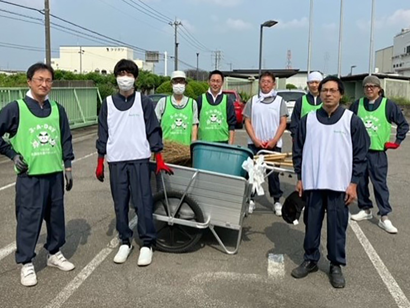 全国一斉清掃活動にチャレンジ！ 当日の様子