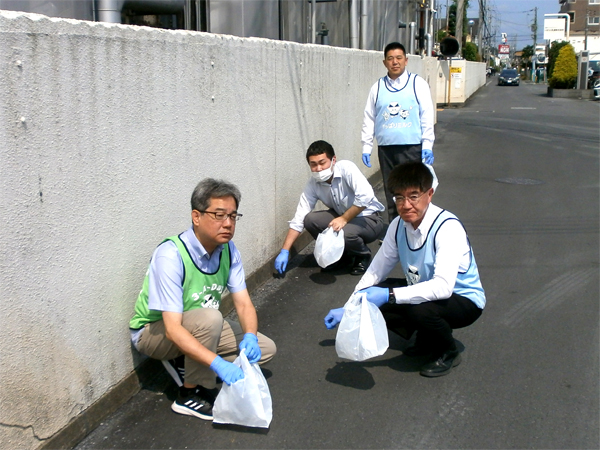 全国一斉清掃活動にチャレンジ! 当日の様子