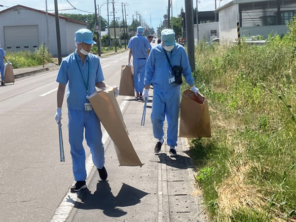 全国一斉清掃活動にチャレンジ! 当日の様子