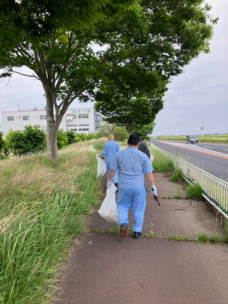全国一斉清掃活動にチャレンジ! 当日の様子