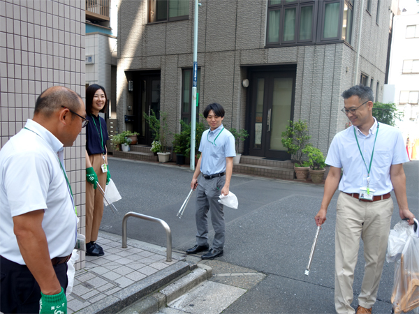 全国一斉清掃活動にチャレンジ! 当日の様子