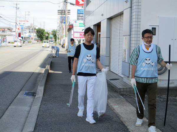 全国一斉清掃活動にチャレンジ! 当日の様子