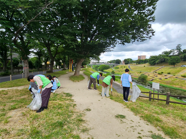 全国一斉清掃活動にチャレンジ! 当日の様子
