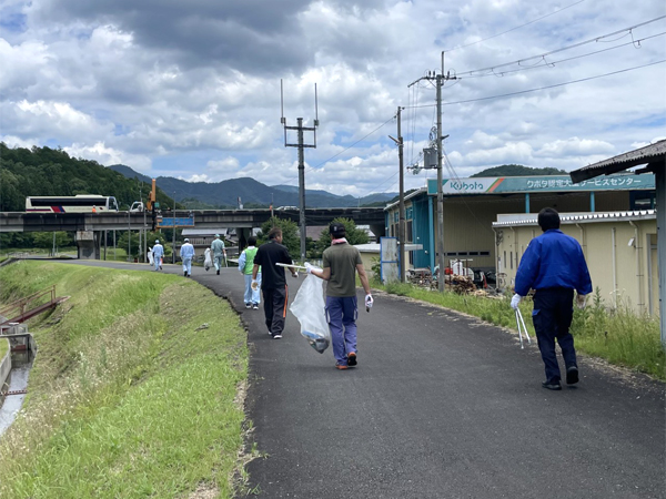 全国一斉清掃活動にチャレンジ! 当日の様子