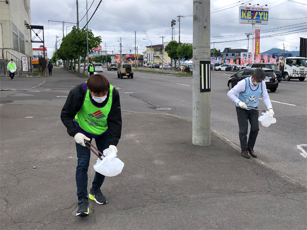 全国一斉清掃活動にチャレンジ! 当日の様子