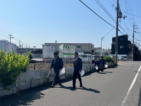 全国一斉清掃活動にチャレンジ！ 当日の様子