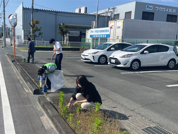 全国一斉清掃活動にチャレンジ！ 当日の様子