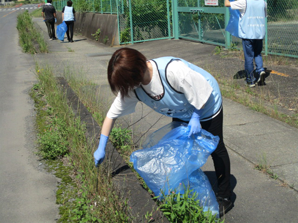 全国一斉清掃活動にチャレンジ！ 当日の様子