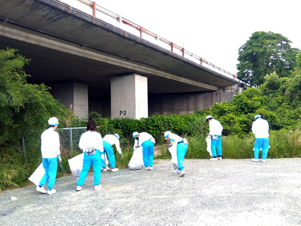 全国一斉清掃活動にチャレンジ！ 当日の様子