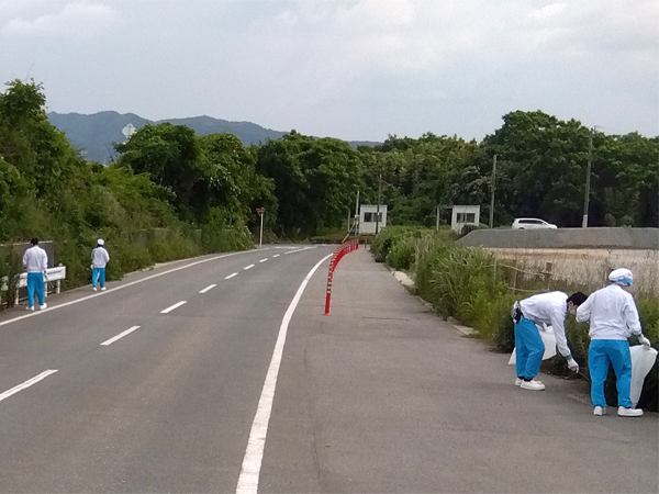 全国一斉清掃活動にチャレンジ！ 当日の様子