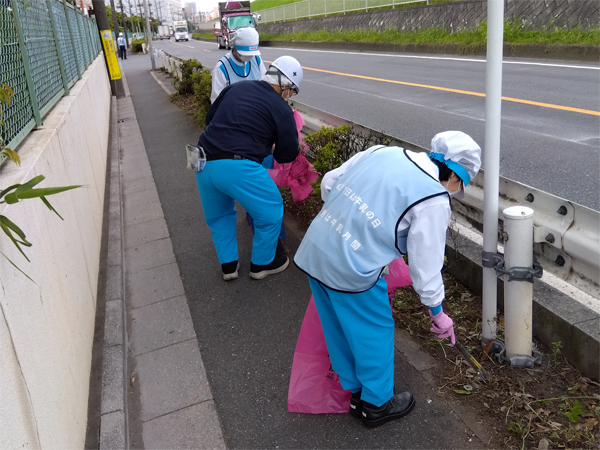 全国一斉清掃活動にチャレンジ！ 当日の様子