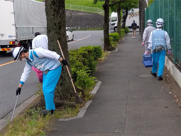 全国一斉清掃活動にチャレンジ！ 当日の様子