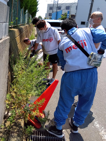 全国一斉清掃活動にチャレンジ！ 当日の様子