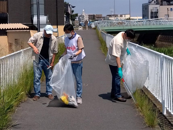 全国一斉清掃活動にチャレンジ！ 当日の様子