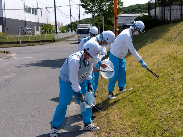 全国一斉清掃活動にチャレンジ！ 当日の様子