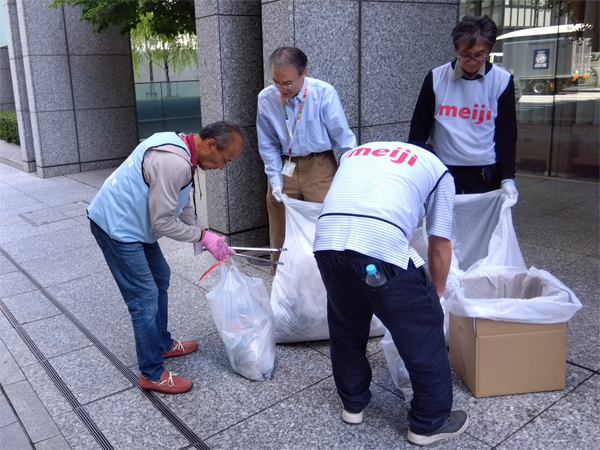 全国一斉清掃活動にチャレンジ！ 当日の様子