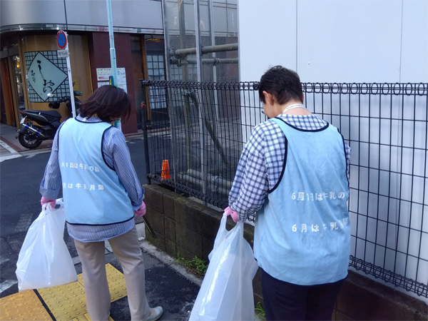 全国一斉清掃活動にチャレンジ！ 当日の様子